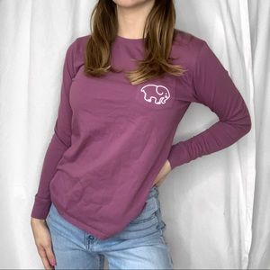 Ivory Ella Purple Long Sleeve Shirt